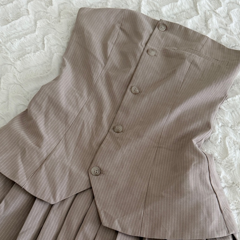 Zara Short Strapless Dress - Picture 10 of 16